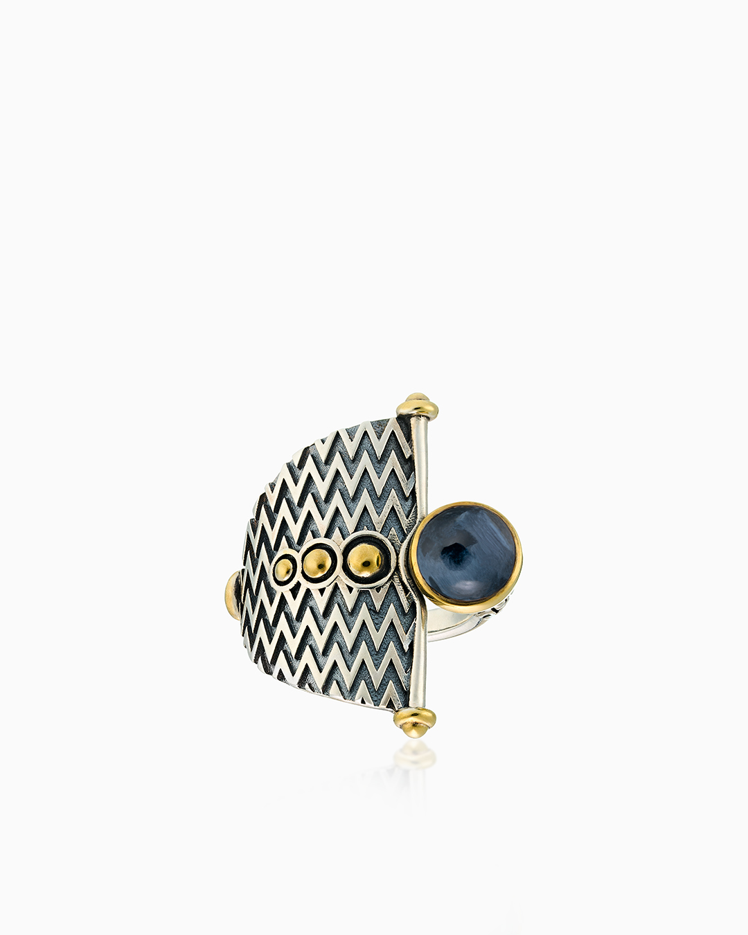 Серебряное кольцо «Питерситовый Парус» | Ювелирные украшения Sarkissian - фото 9