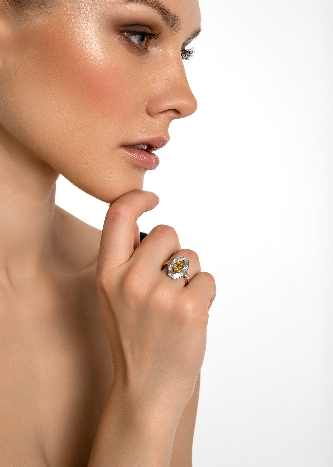 Кольцо из золота с камнем бриллиант | Ювелирные украшения Sarkissian - фото 11