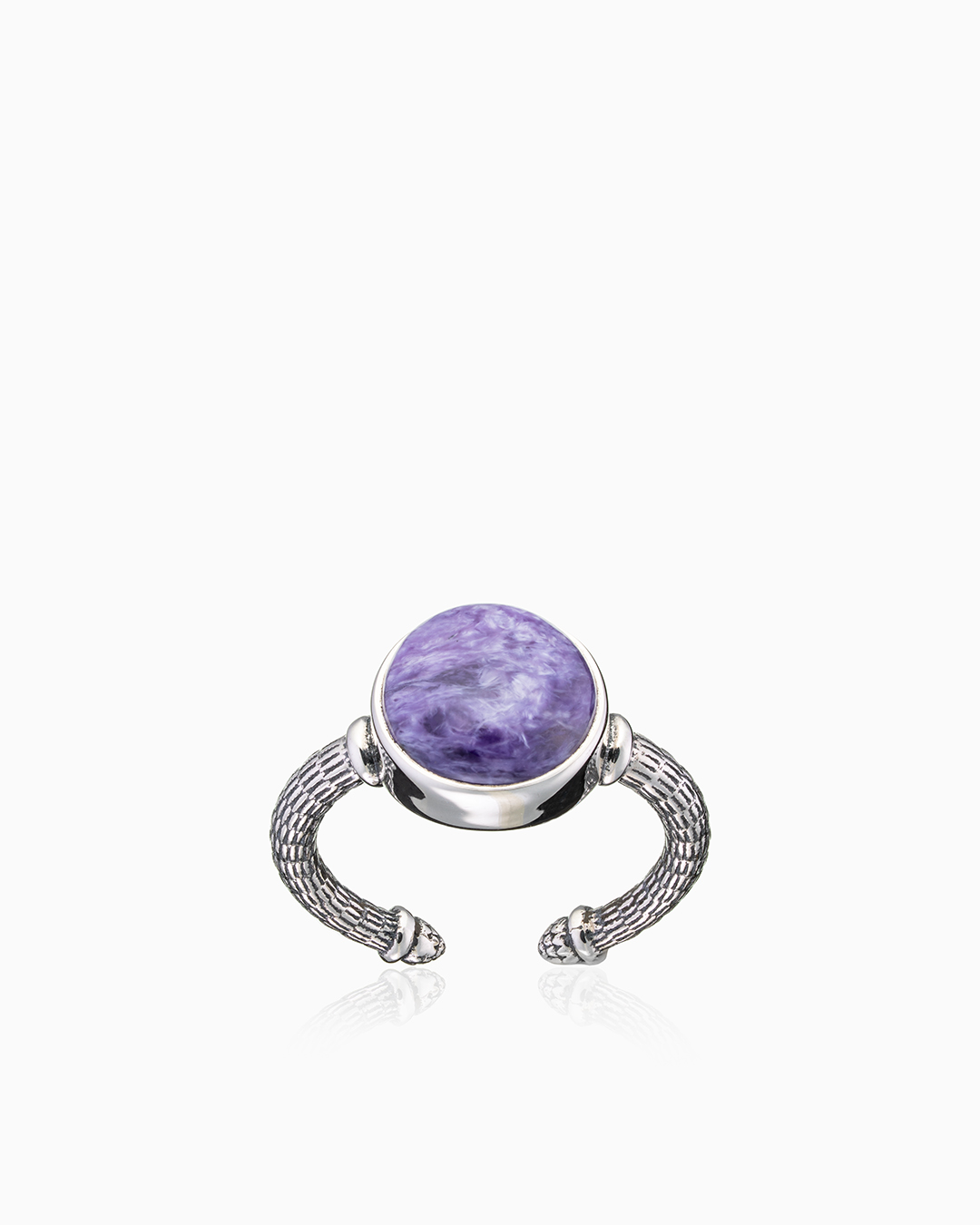 Cеребряное кольцо с чароитом | Ювелирные украшения Sarkissian - фото 19