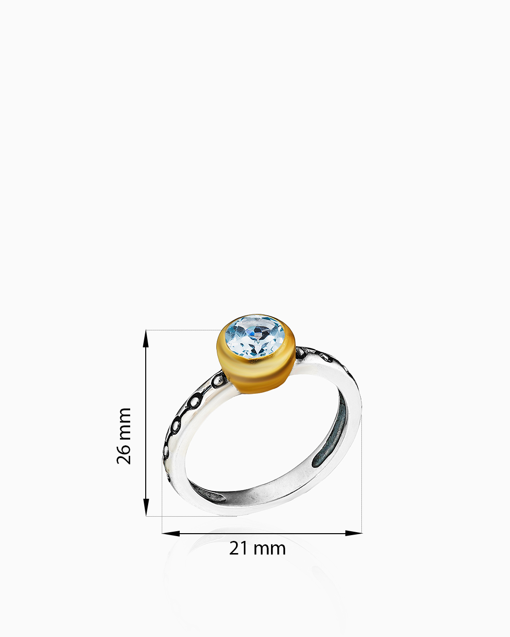 Кольцо из серебра - фото 2