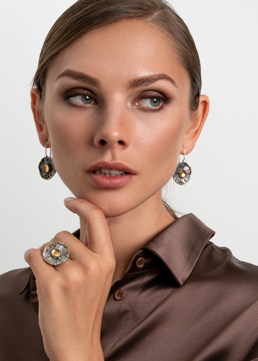 Серебряное кольцо «Диск Солнца» | Ювелирные украшения Sarkissian - фото 8