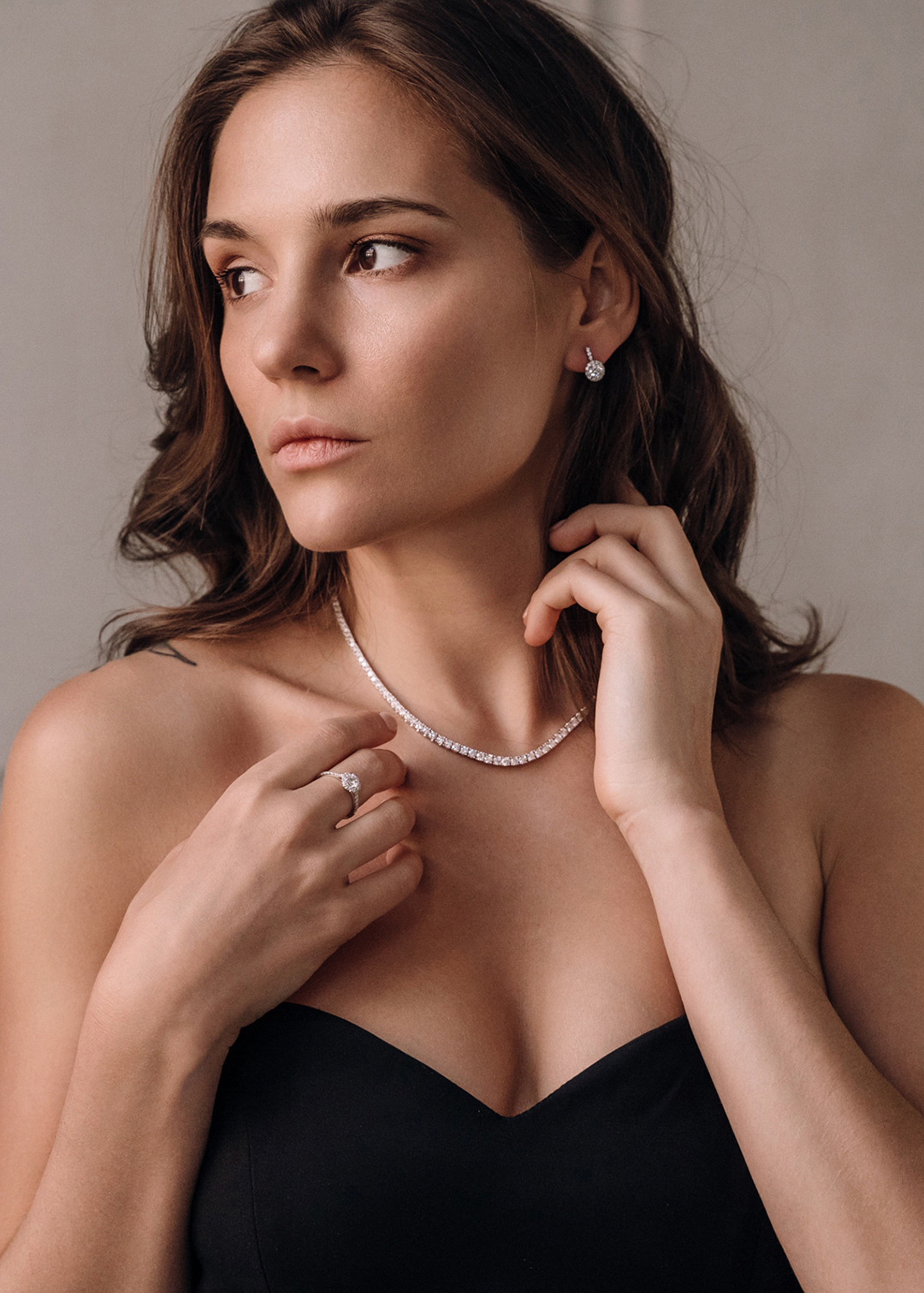 Серьги из золота с камнем бриллиант | Ювелирные украшения Sarkissian - фото 14