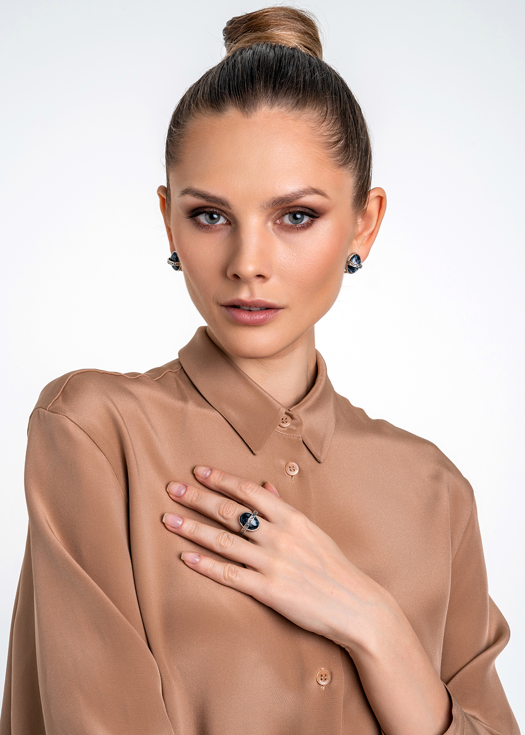 Кольцо из серебра с камнем питерсит | Ювелирные украшения Sarkissian - фото 15