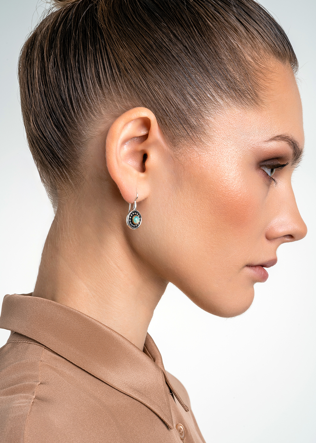 Серьги из серебра с камнем опал | Ювелирные украшения Sarkissian - фото 13