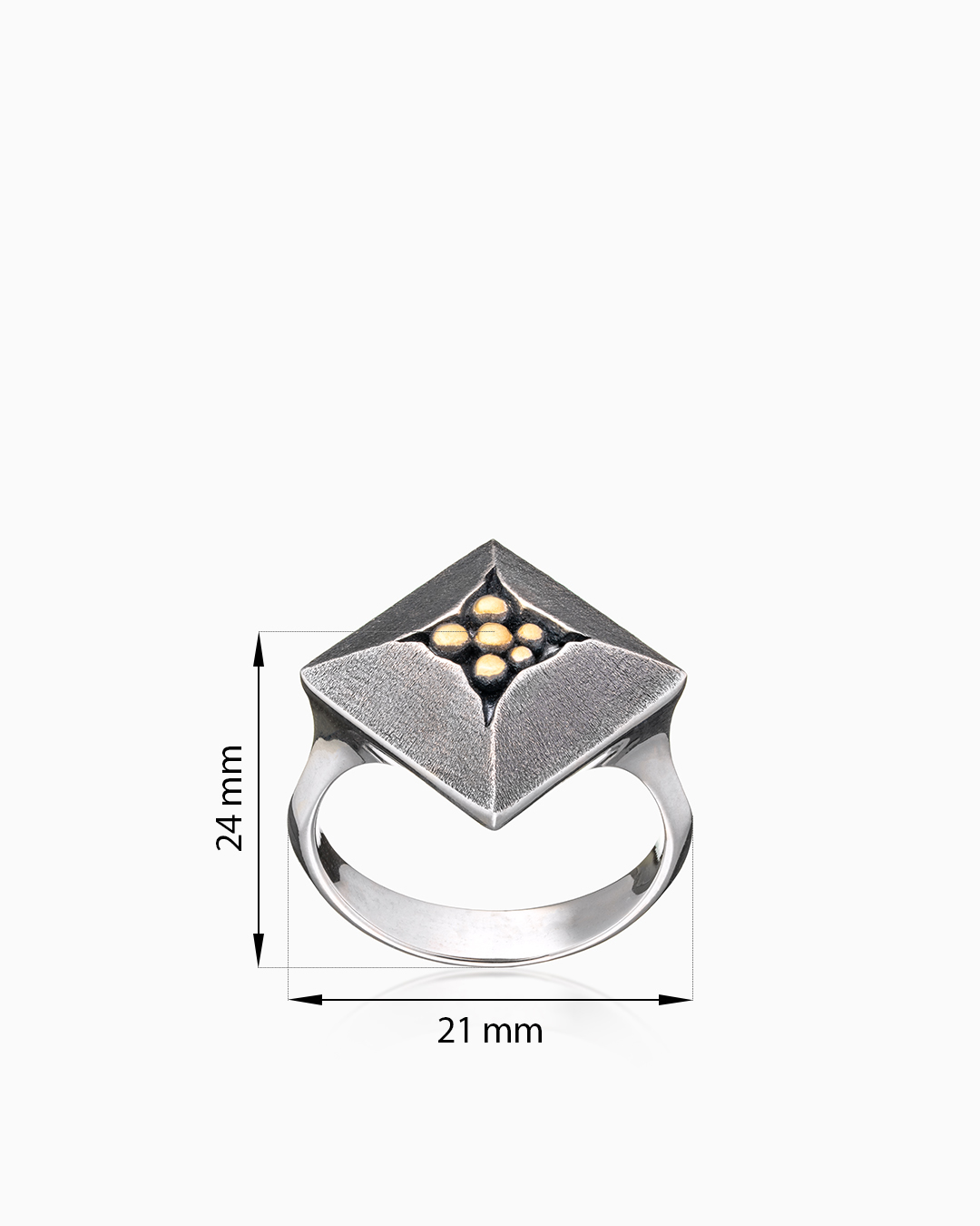 Серебряное кольцо "Звезда" | Ювелирные украшения Sarkissian - фото 18