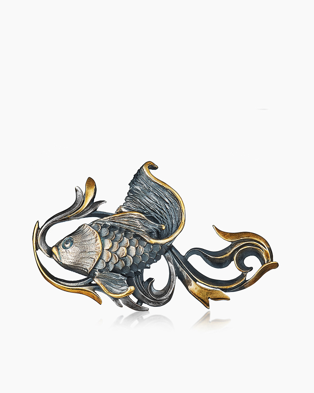 Серебряная брошь «Три Желания» - фото 1