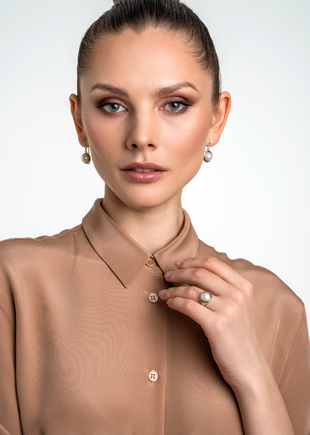 Кольцо из серебра с камнем жемчуг | Ювелирные украшения Sarkissian - фото 19