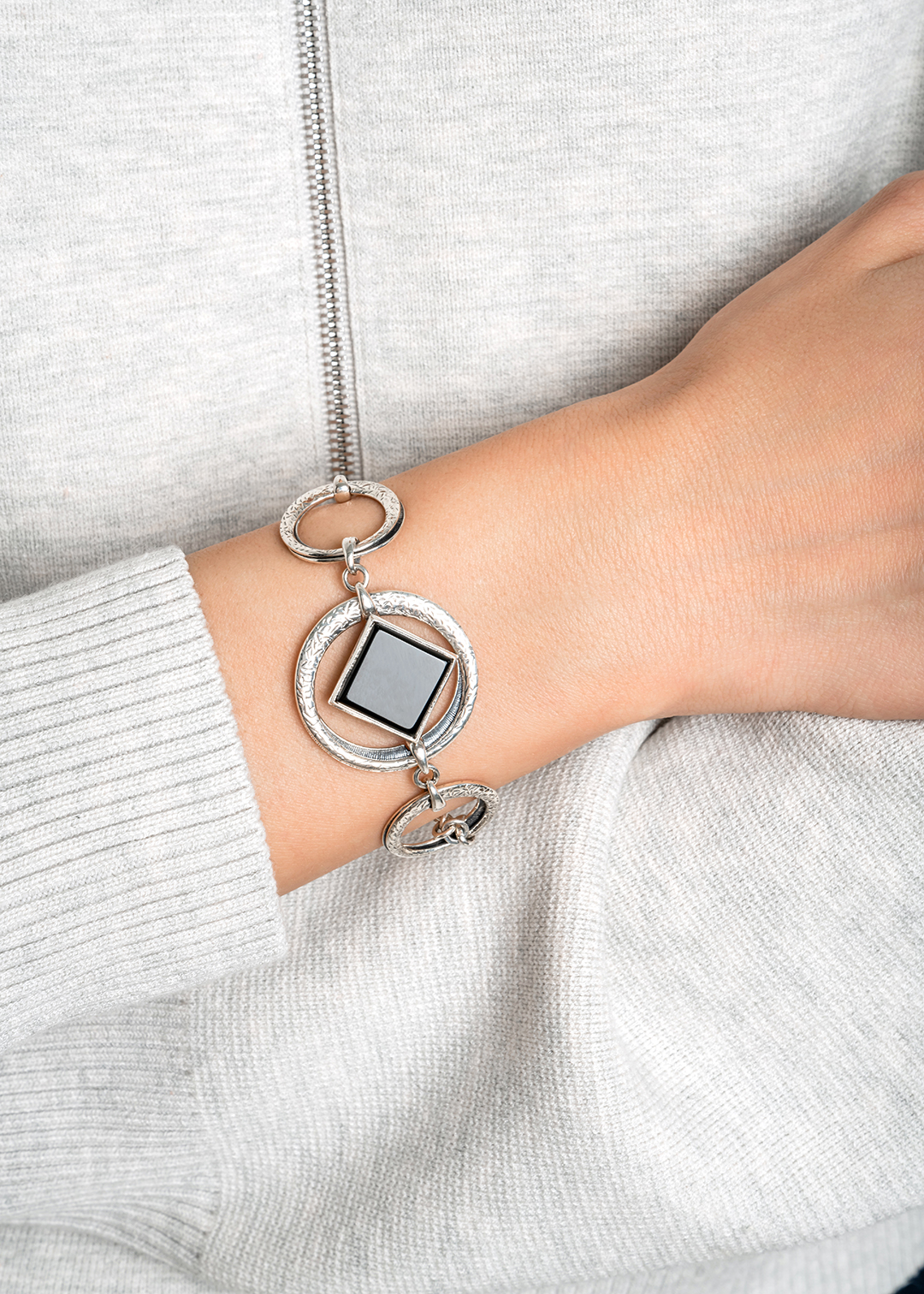 Браслет из серебра с камнем оникс | Ювелирные украшения Sarkissian - фото 11