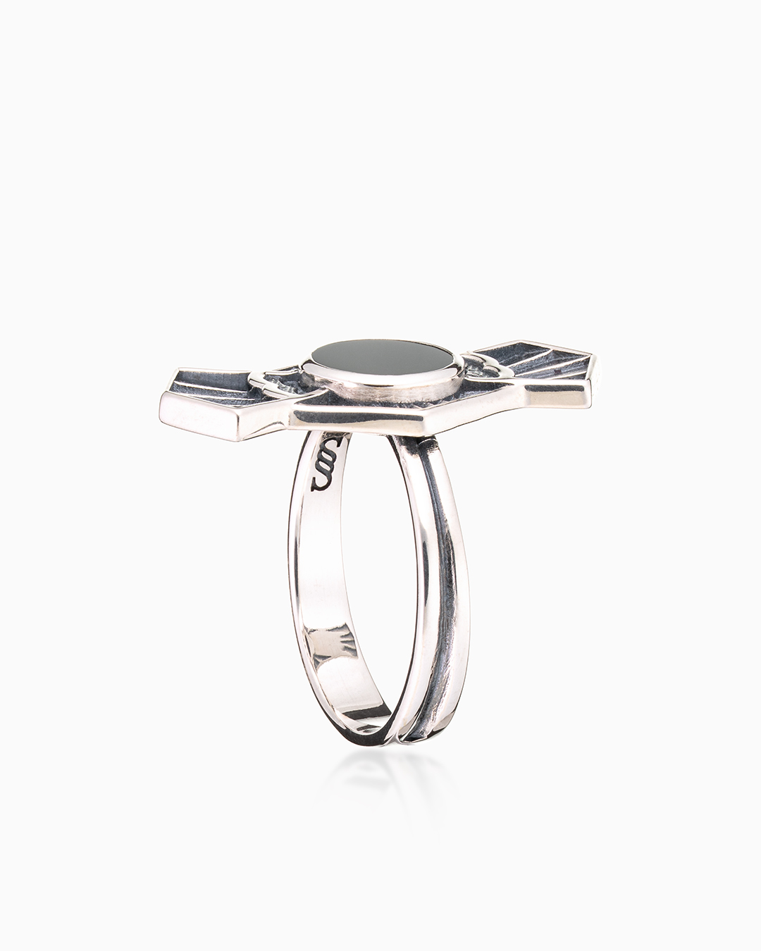 Кольцо из серебра с камнем оникс | Ювелирные украшения Sarkissian - фото 6