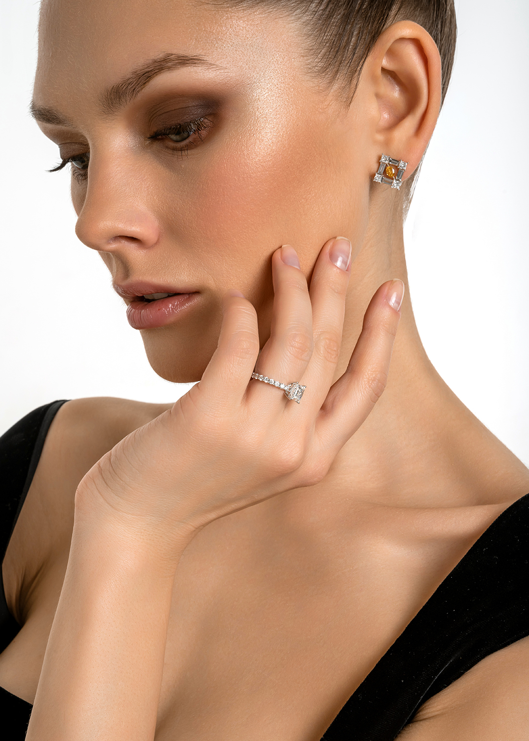 Кольцо из белого золота с бриллиантами | Ювелирные украшения Sarkissian - фото 14