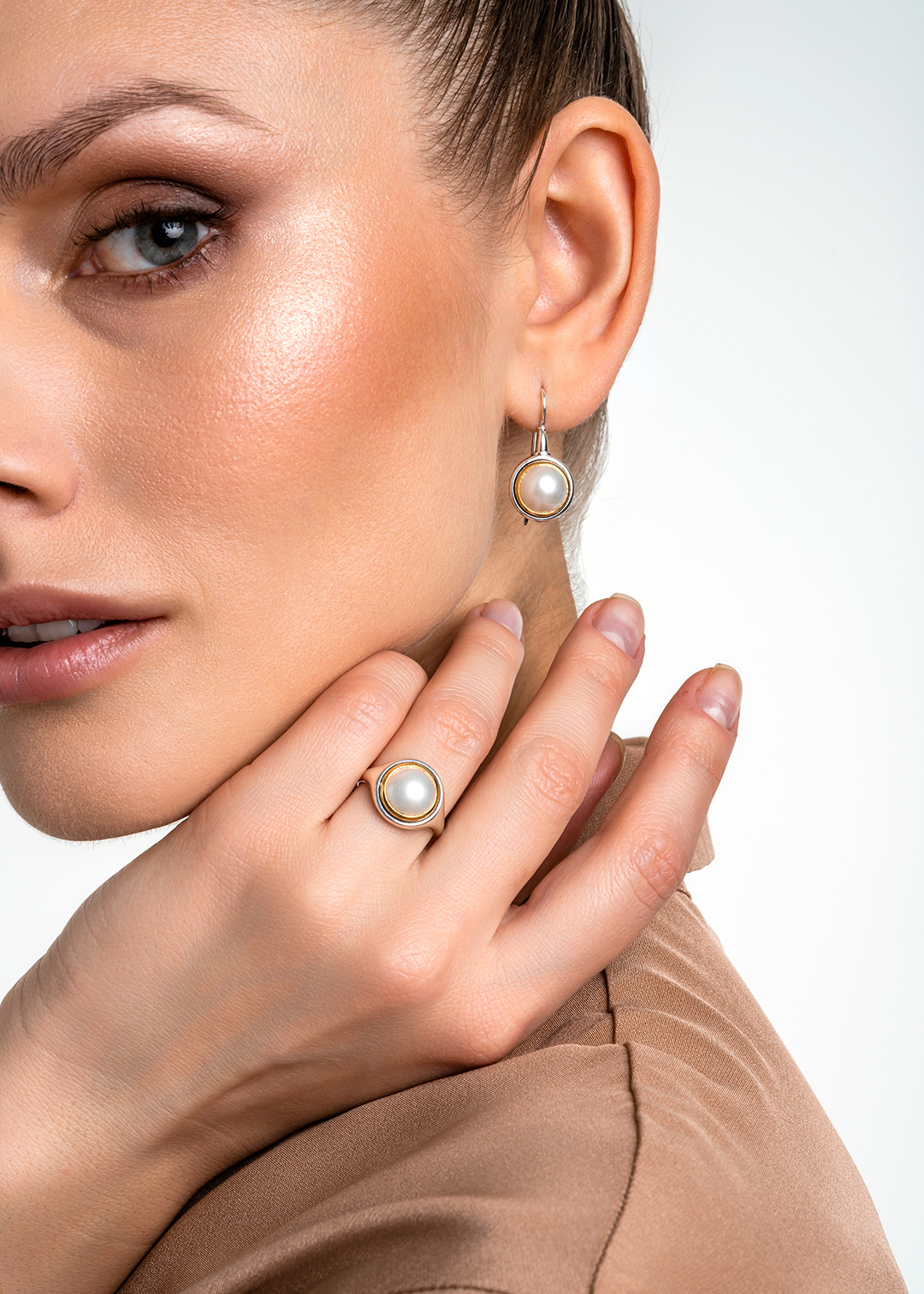 Кольцо из серебра с камнем жемчуг | Ювелирные украшения Sarkissian - фото 16