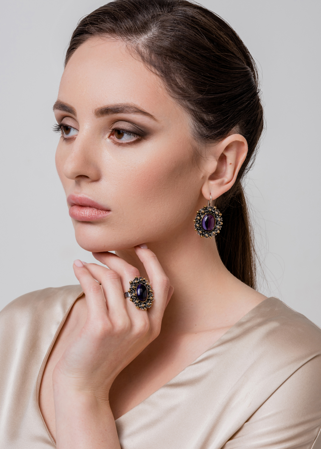 Серебряные серьги «Венок» | Ювелирные украшения Sarkissian - фото 7