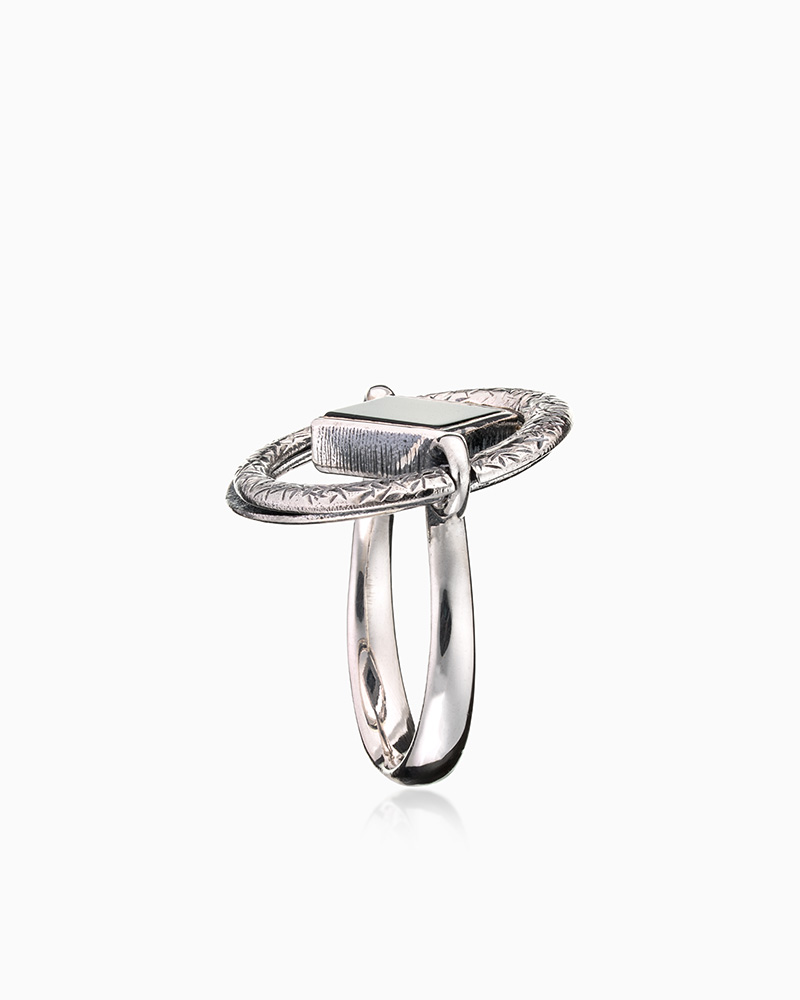 Кольцо из серебра с камнем оникс | Ювелирные украшения Sarkissian - фото 6