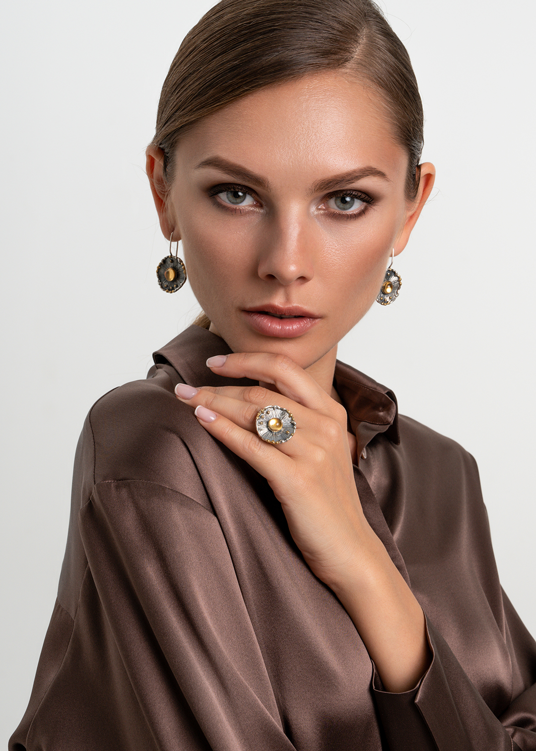 Серебряное кольцо «Диск Солнца» | Ювелирные украшения Sarkissian - фото 9