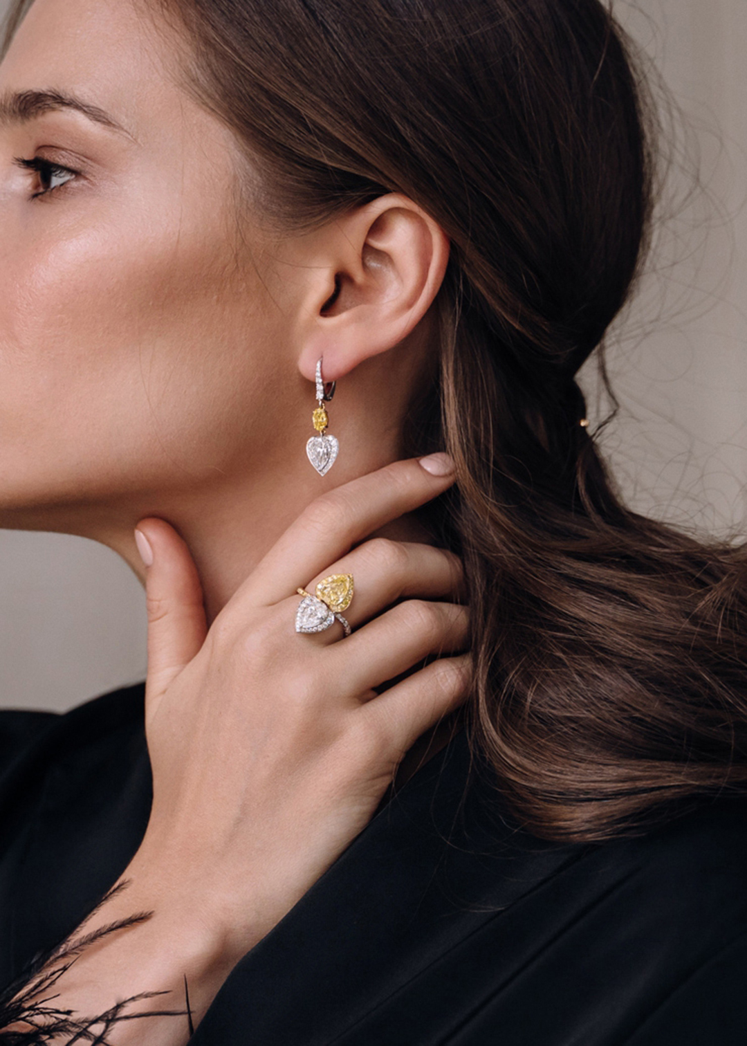 Серьги из золота с камнем бриллиант | Ювелирные украшения Sarkissian - фото 10