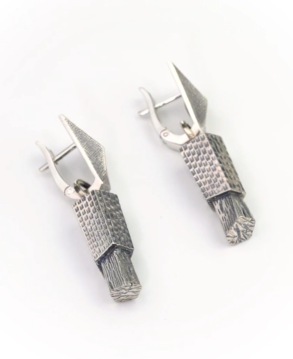 Серьги из серебра | Ювелирные украшения Sarkissian - фото 4 d