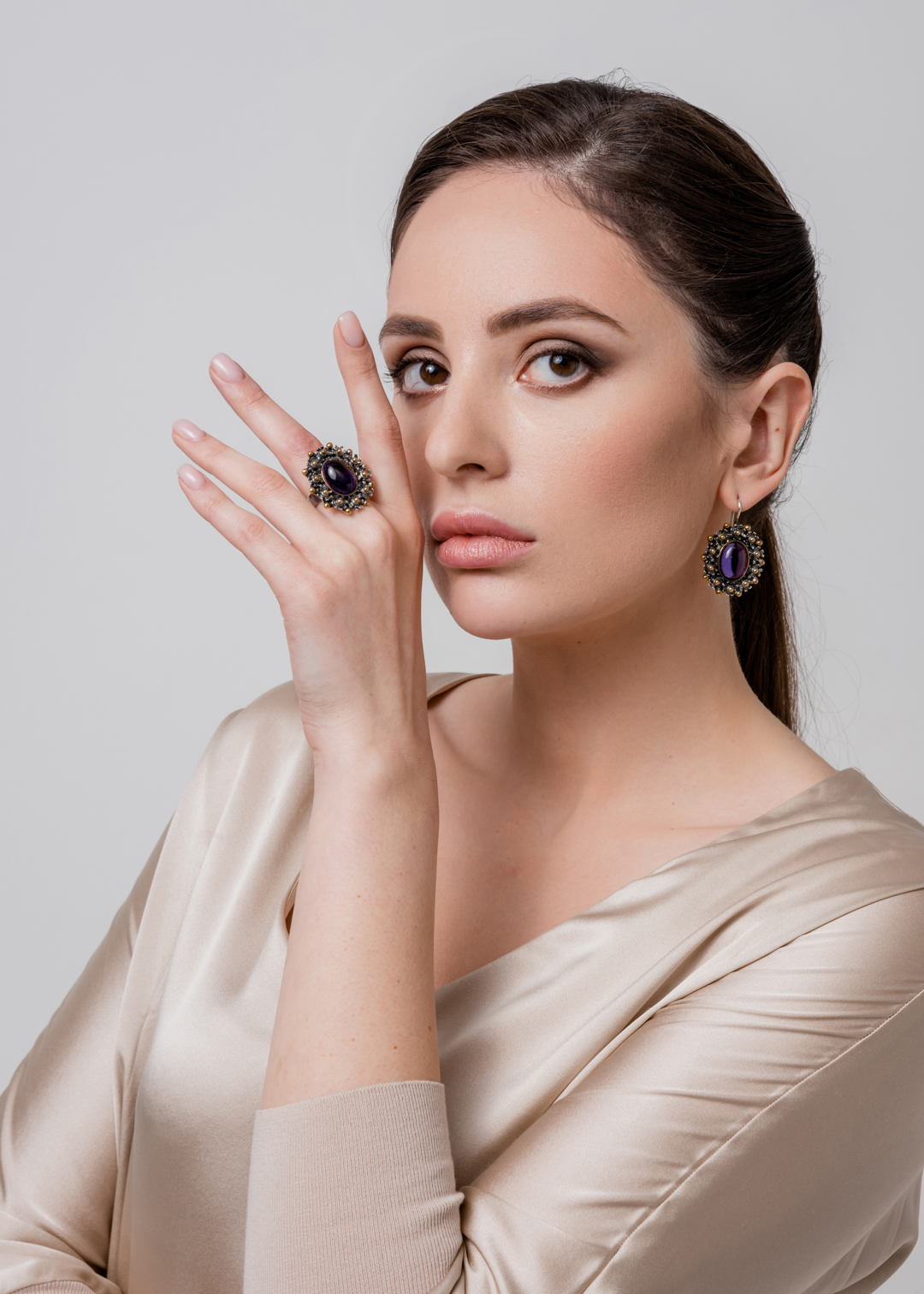 Серебряные серьги «Венок» | Ювелирные украшения Sarkissian - фото 8