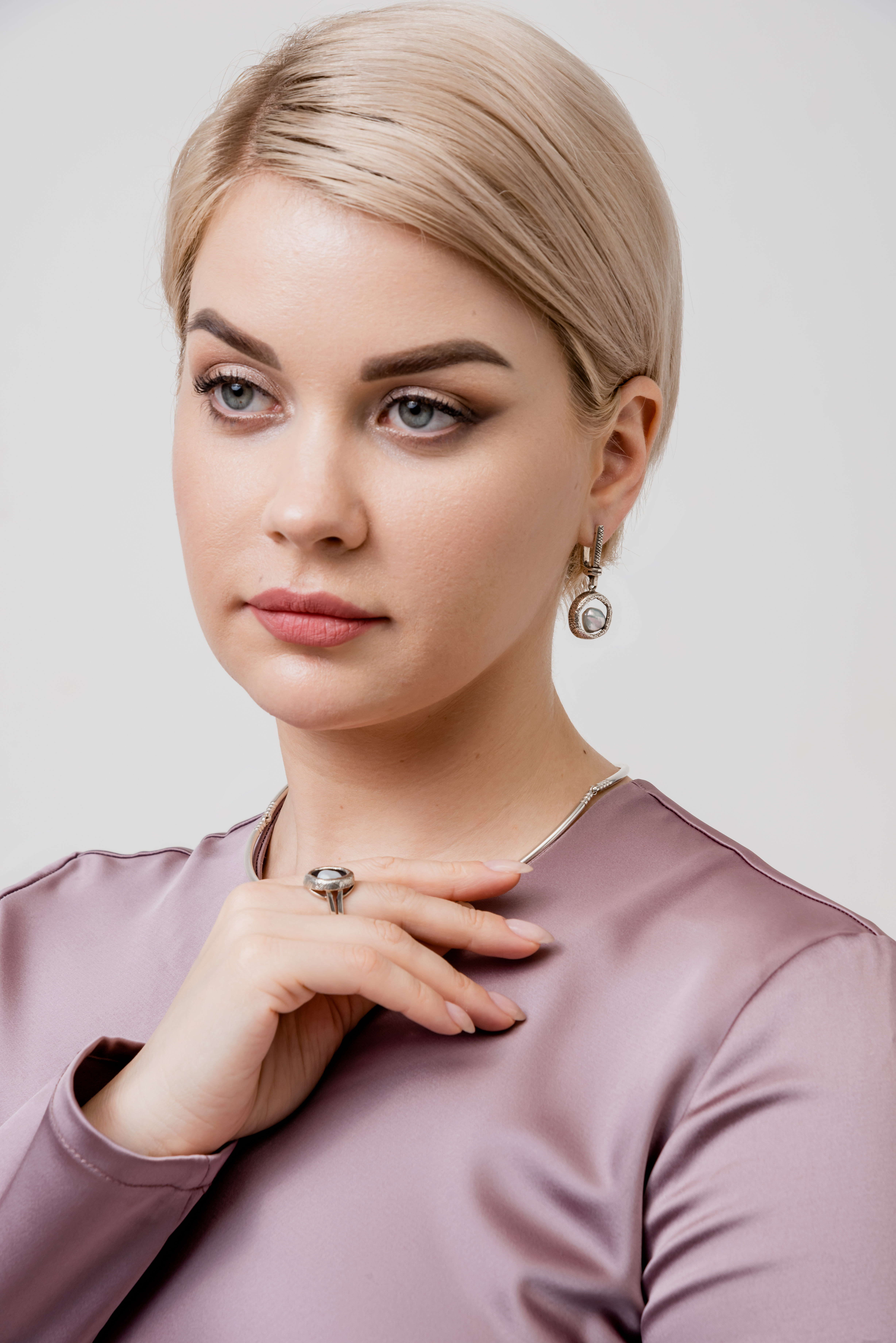 Серебряные серьги "Жемчужный Клад" | Ювелирные украшения Sarkissian - фото 8