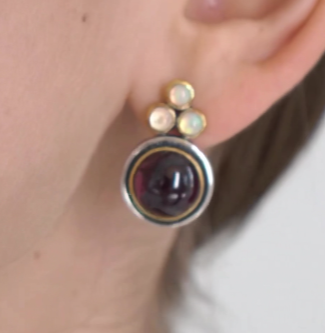 Серебряные серьги «Шарм» | Ювелирные украшения Sarkissian - фото 5 d