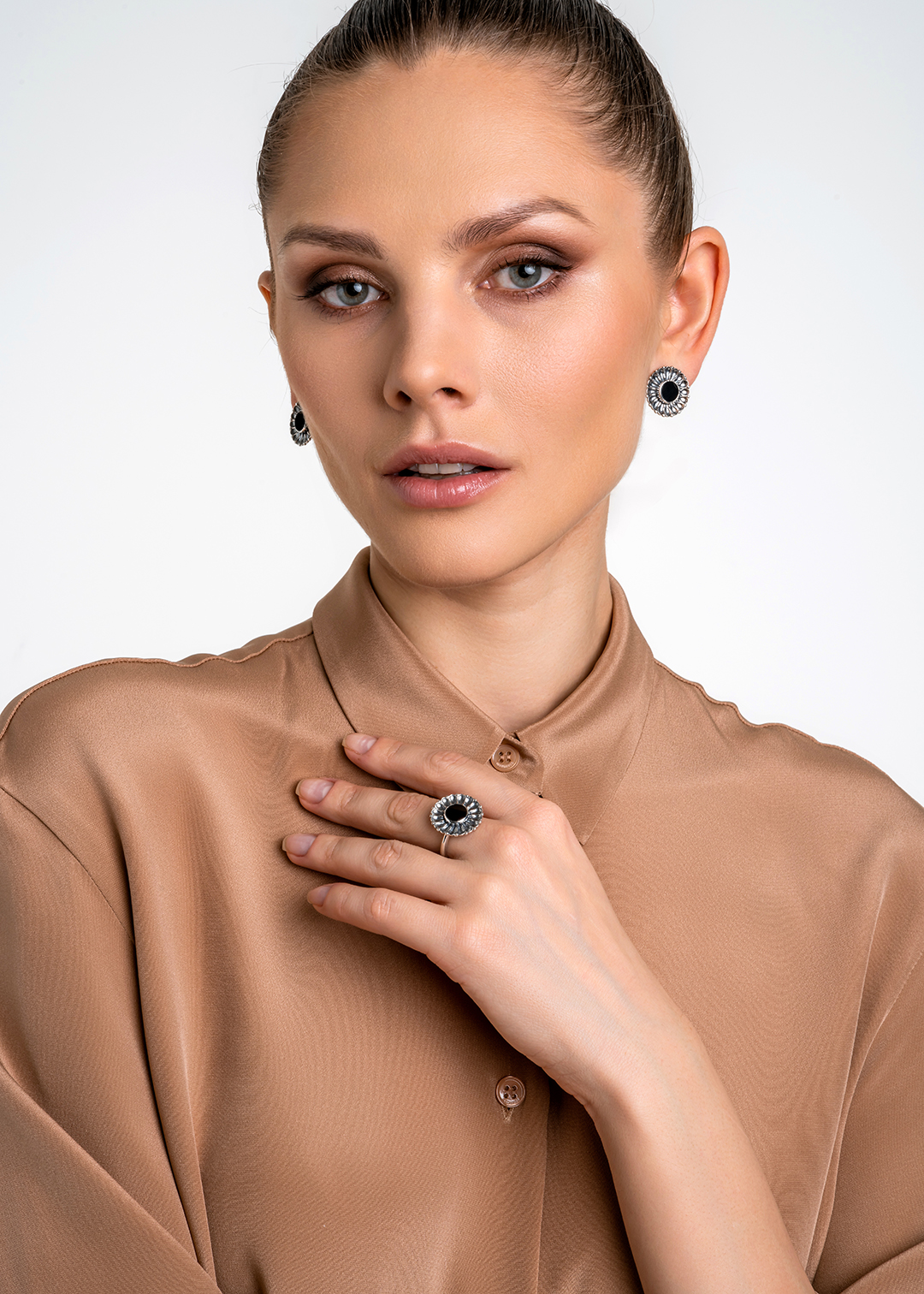 Кольцо из серебра с камнем оникс | Ювелирные украшения Sarkissian - фото 16