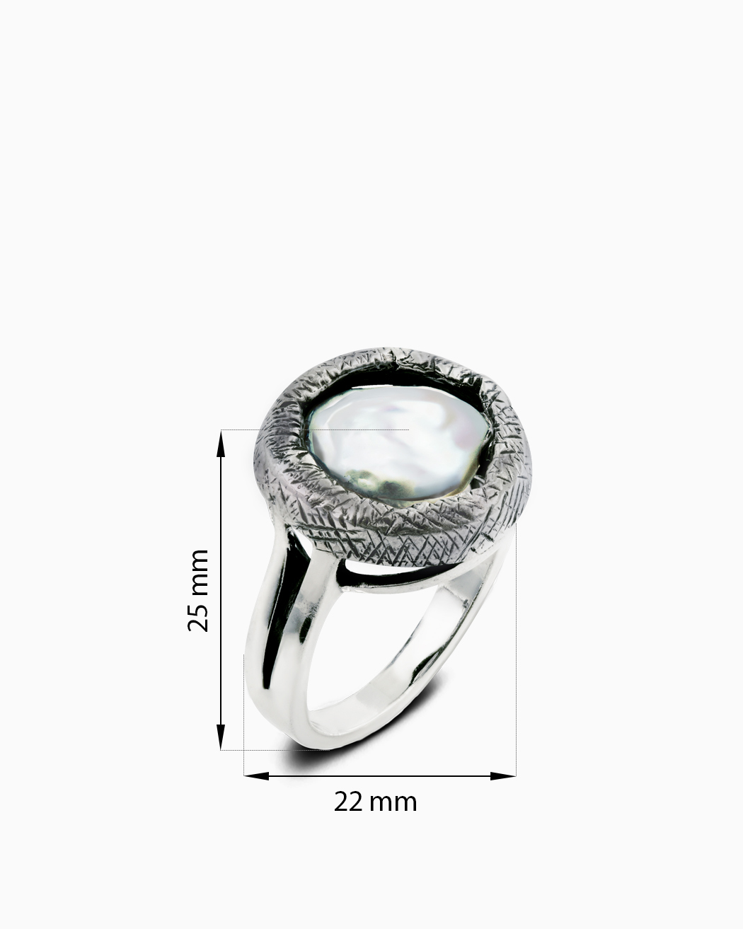 Серебряное кольцо "Жемчужный Клад" | Ювелирные украшения Sarkissian - фото 10