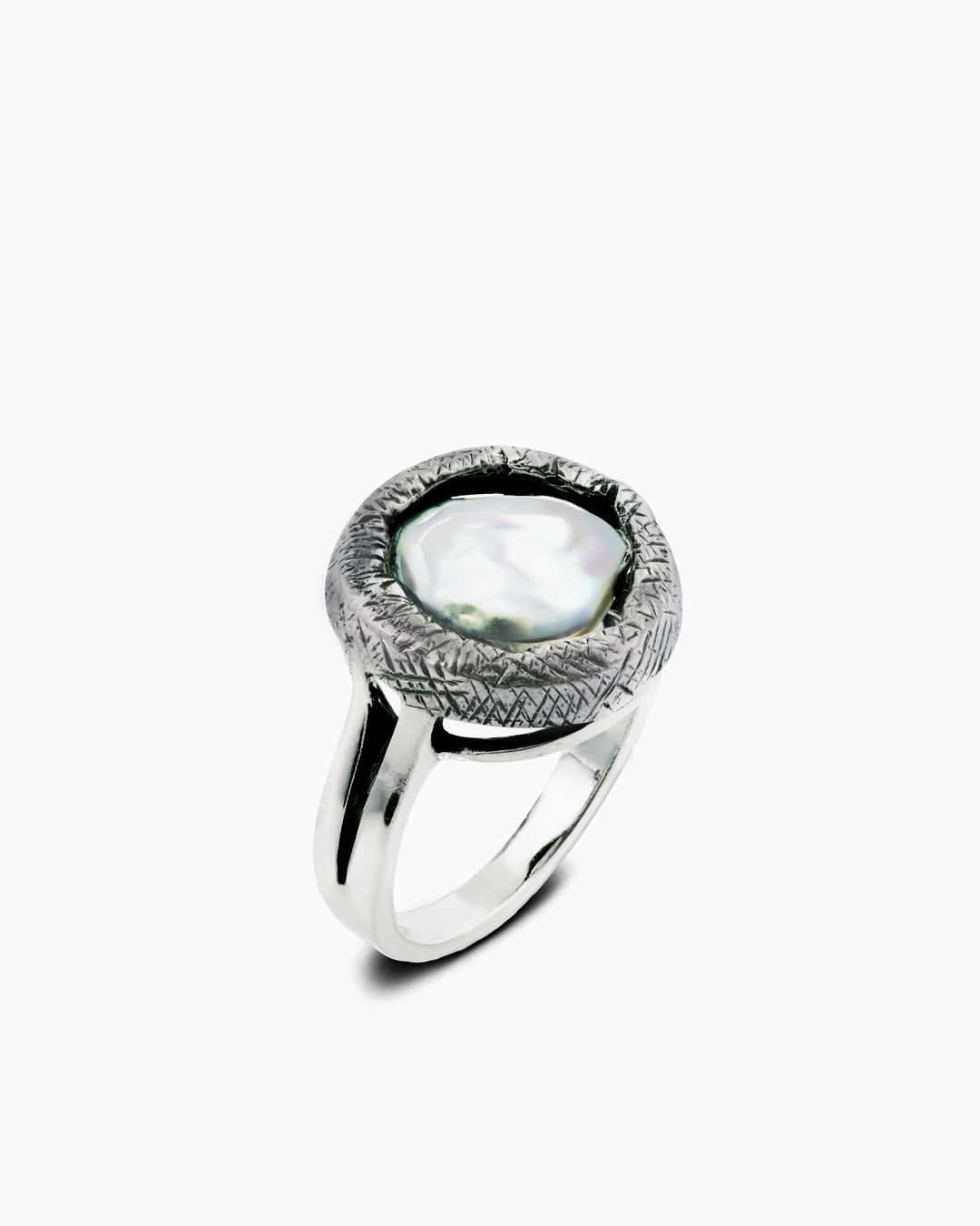 Серебряное кольцо "Жемчужный Клад" - фото 1