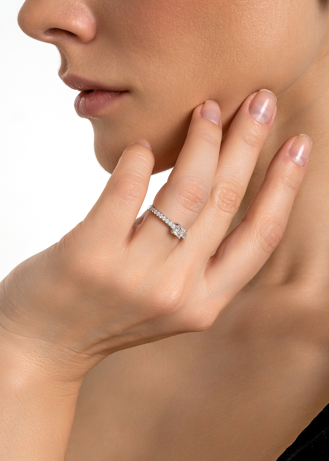 Кольцо из белого золота с бриллиантами | Ювелирные украшения Sarkissian - фото 10