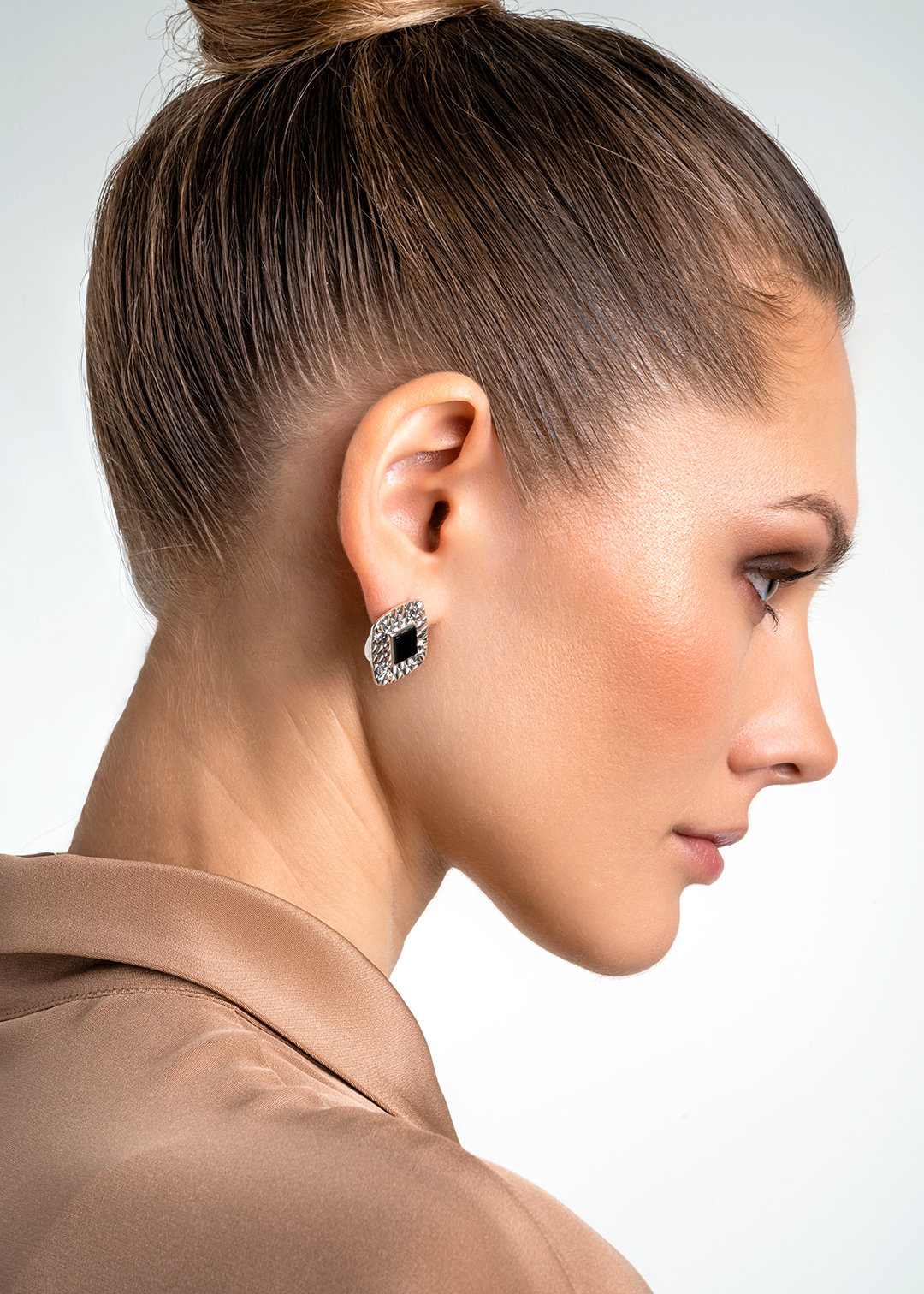 Серьги из серебра с камнем оникс | Ювелирные украшения Sarkissian - фото 14