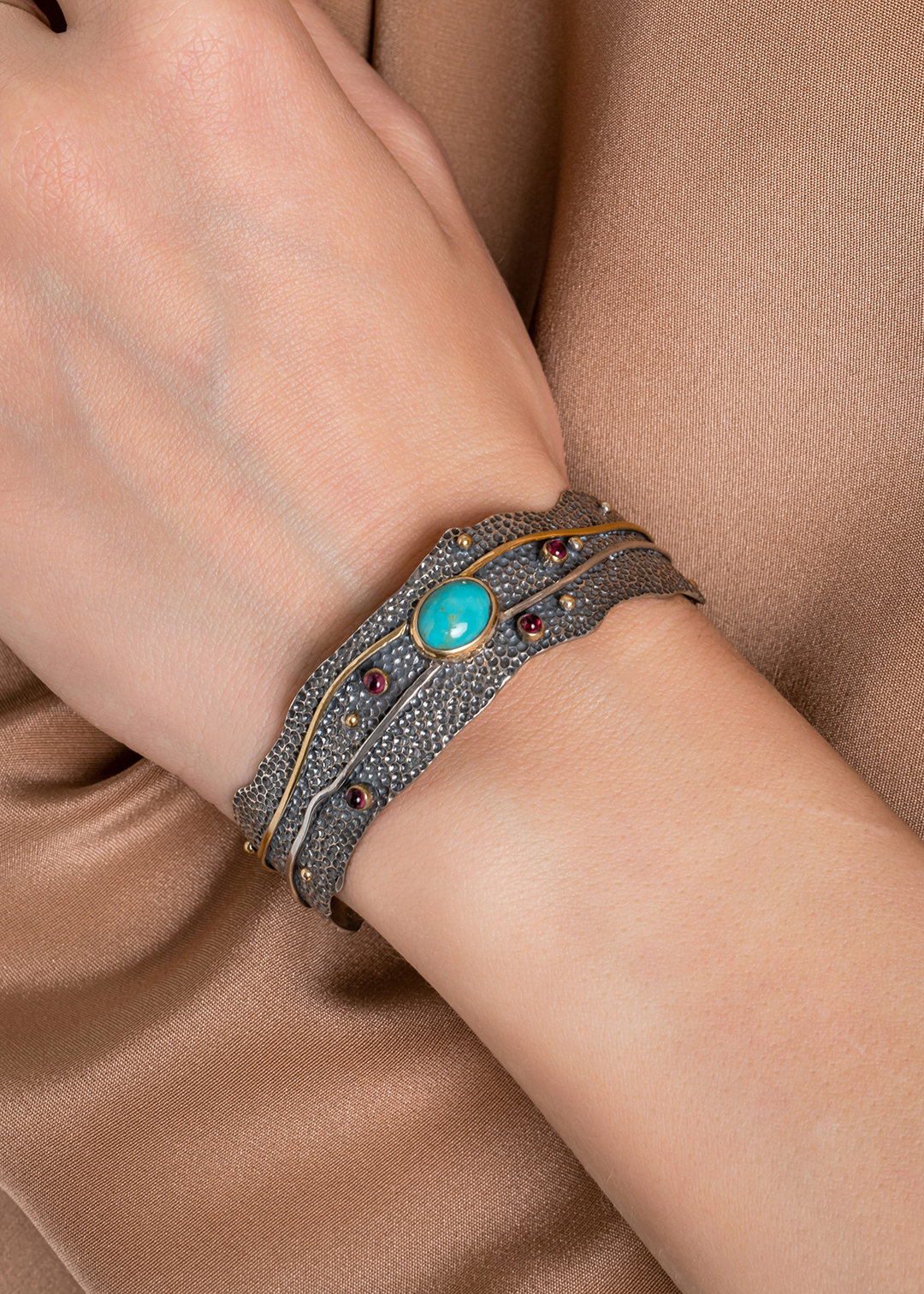 Браслет из серебра с камнем бирюза | Ювелирные украшения Sarkissian - фото 10