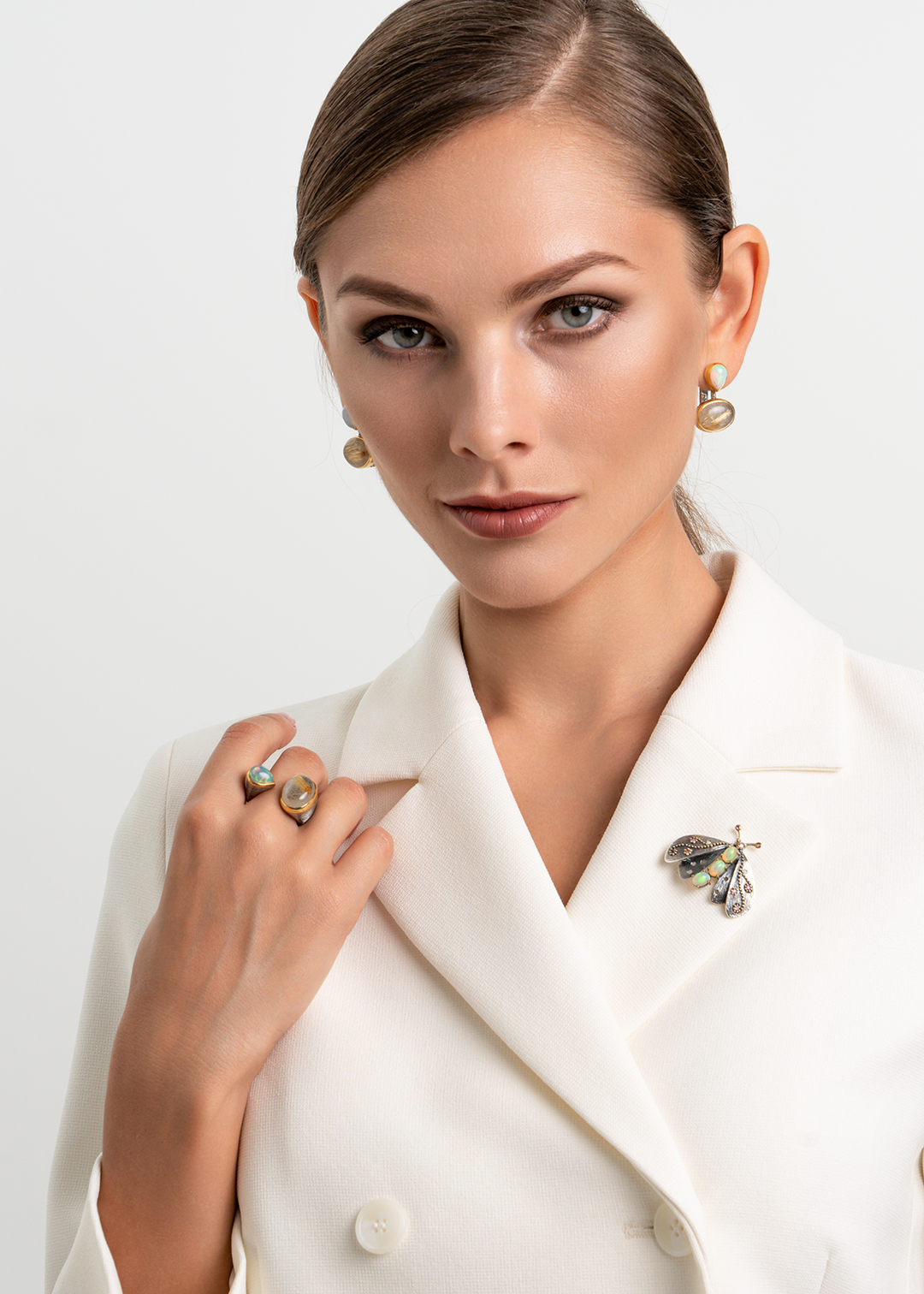 Серебряная брошь «Сатурния Луна» | Ювелирные украшения Sarkissian - фото 8