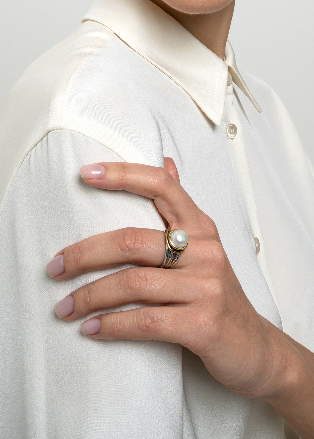 Серебряное кольцо «Жемчужная Грация» | Ювелирные украшения Sarkissian - фото 13