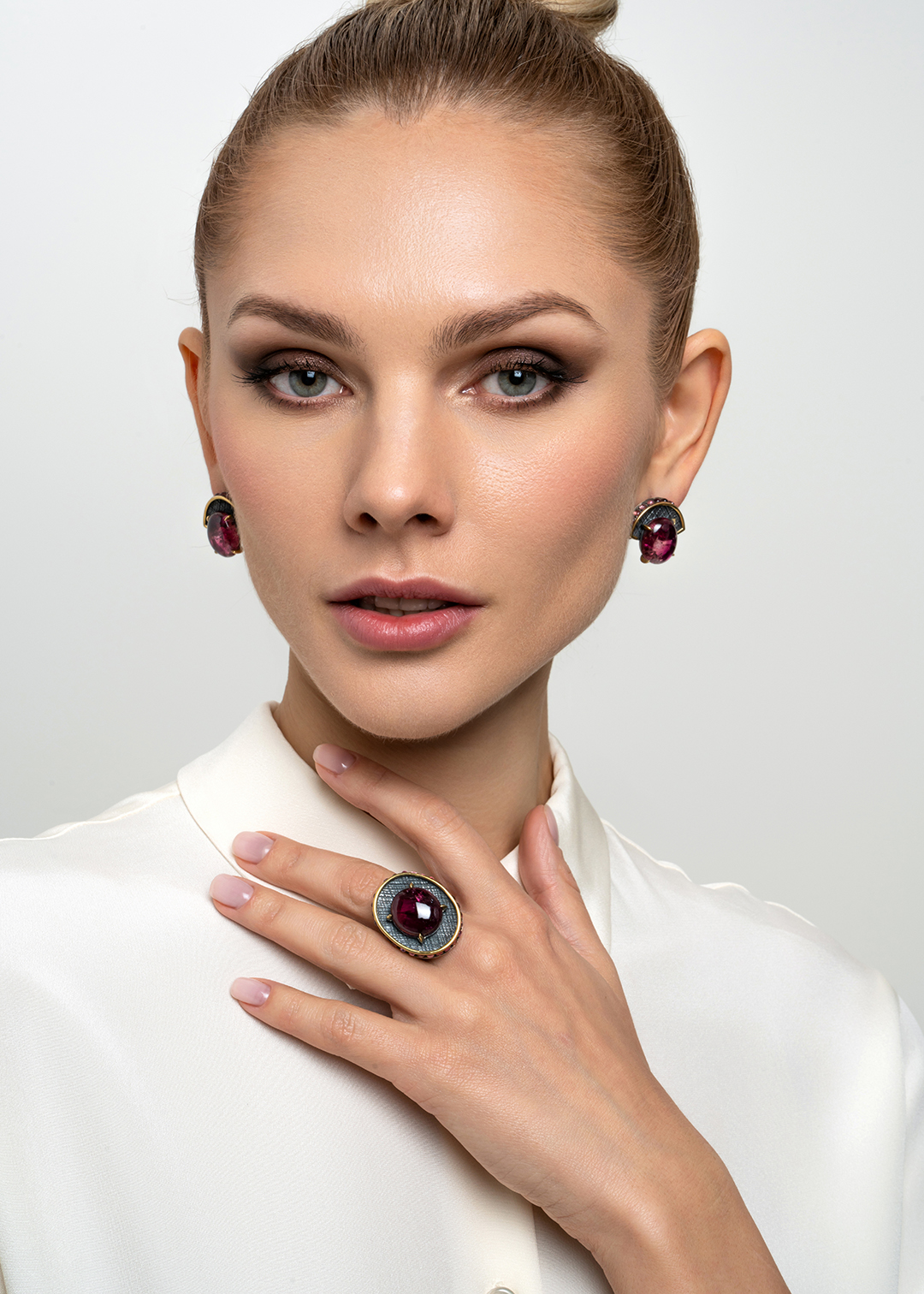 Кольцо из серебра с камнем турмалин | Ювелирные украшения Sarkissian - фото 11