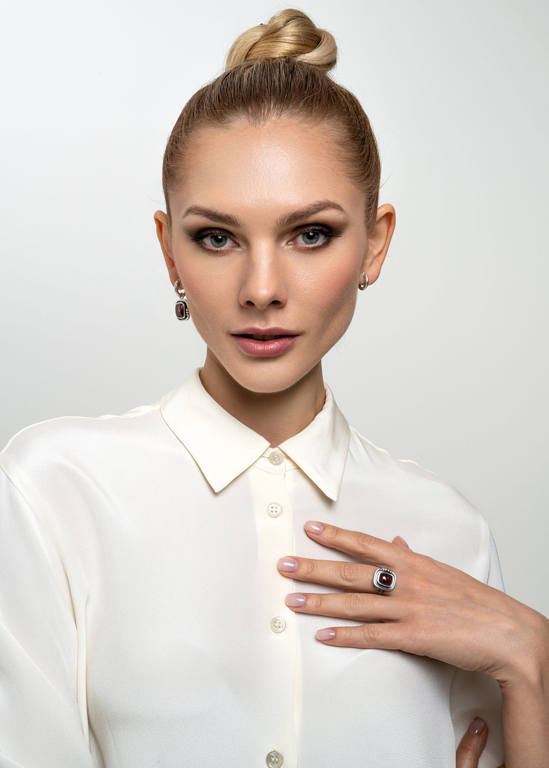 Кольцо из серебра с камнем турмалин | Ювелирные украшения Sarkissian - фото 10