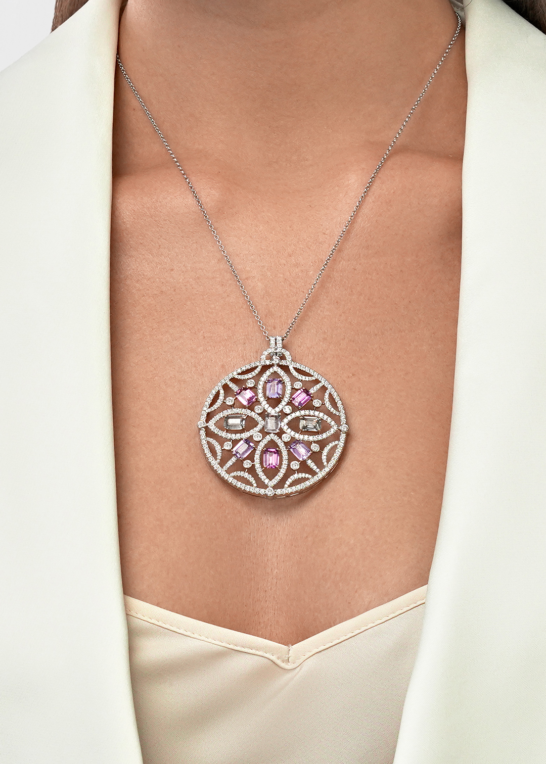 Подвеска «Сапфировый витраж» - фото 2