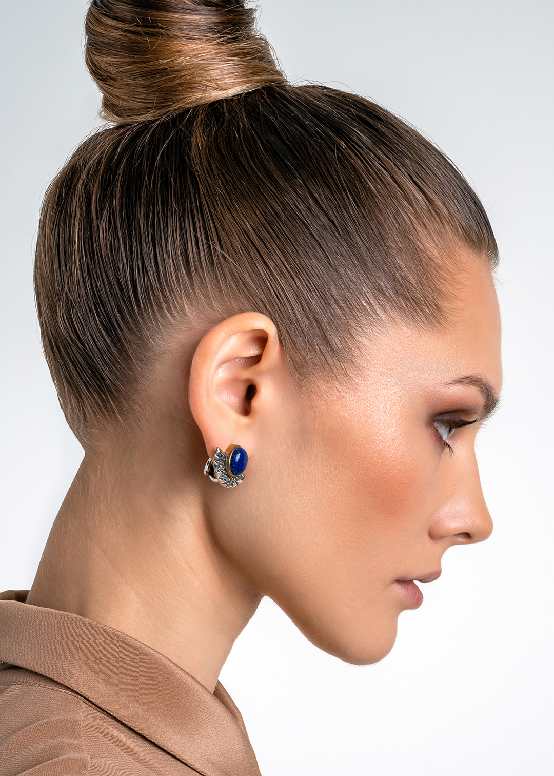 Серебряные серьги «Лазурный Веер» | Ювелирные украшения Sarkissian - фото 12