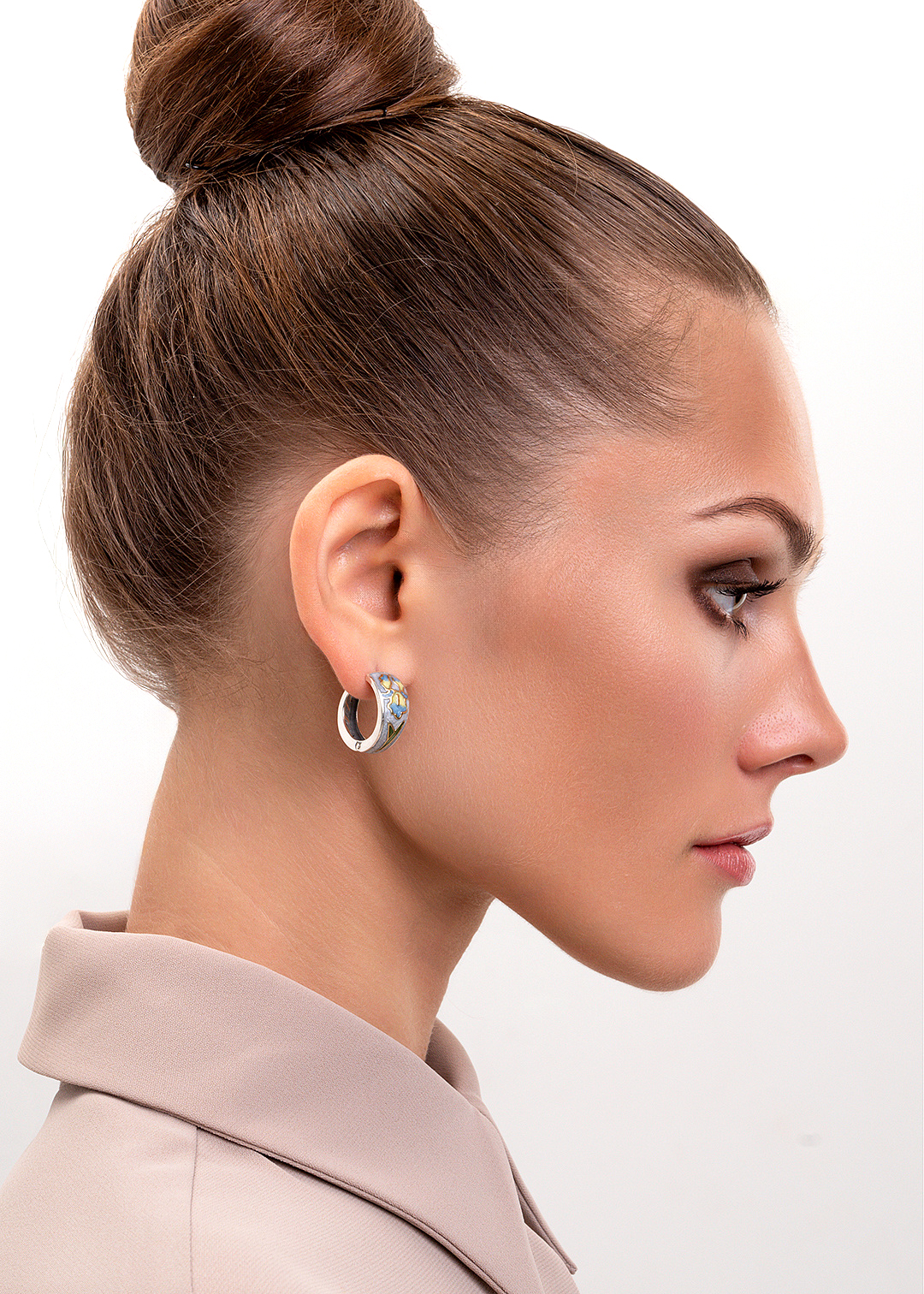 Серебряные серьги «Ирисы» | Ювелирные украшения Sarkissian - фото 12