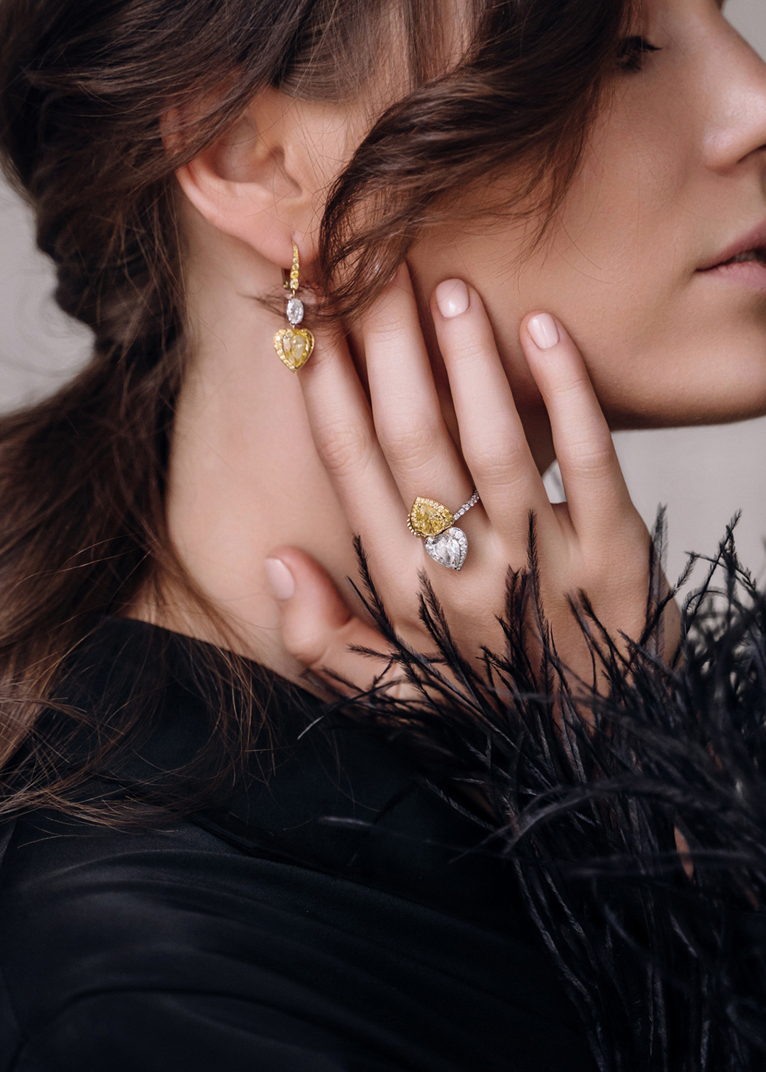 Серьги из золота с камнем бриллиант | Ювелирные украшения Sarkissian - фото 11