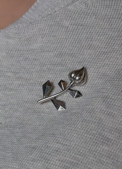 Серебряный брошь | Ювелирные украшения Sarkissian - фото 6 d