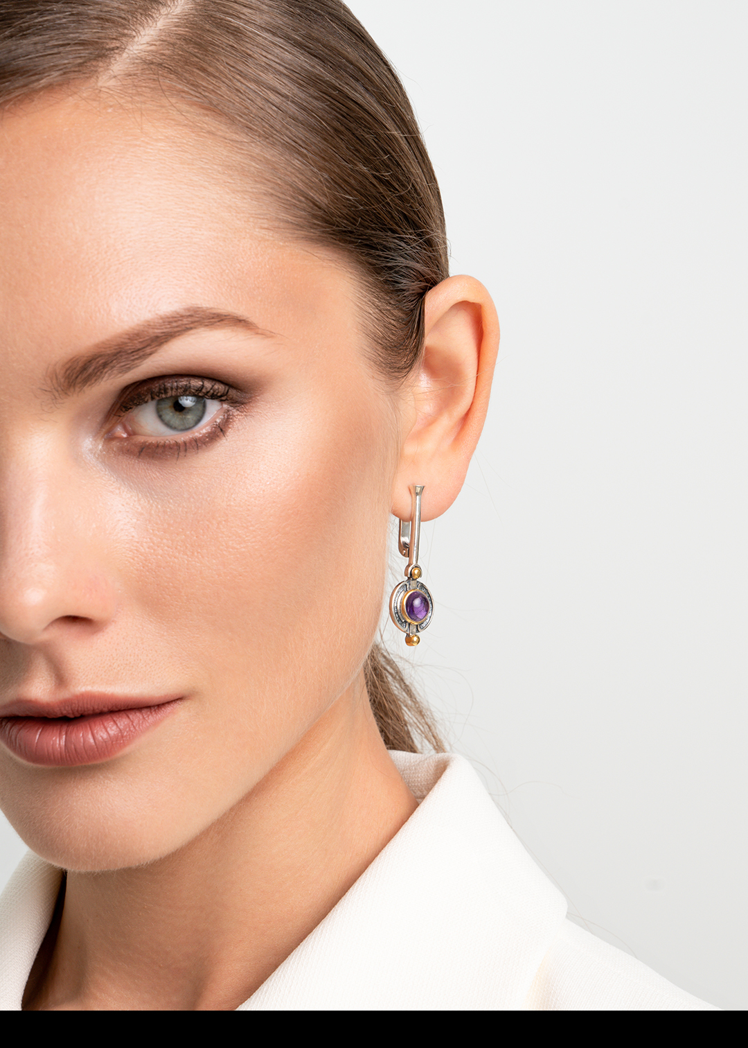 Серебряные серьги «Пурпурная Кассиопея» | Ювелирные украшения Sarkissian - фото 10