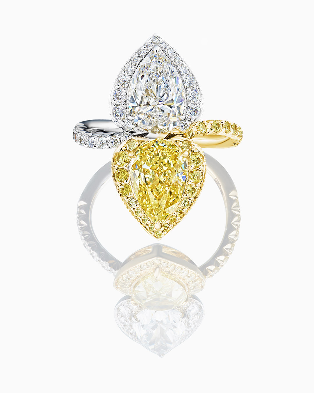 Бриллиантовое кольцо ”Лотос” - фото 1
