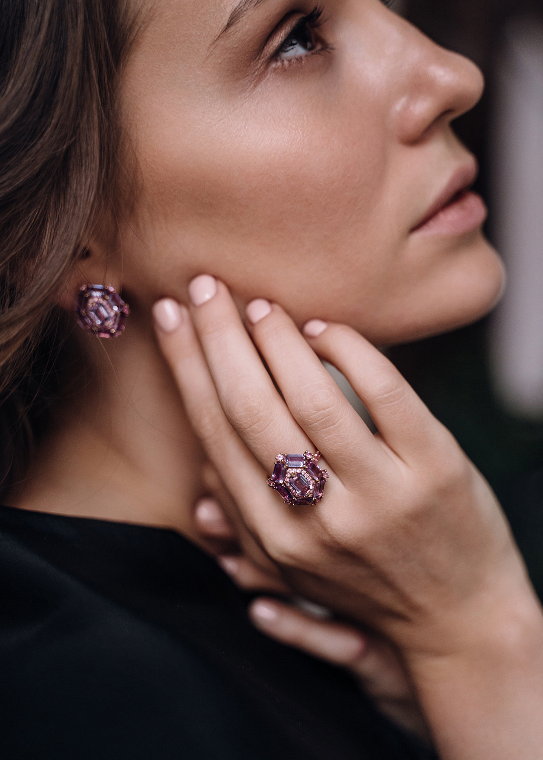 Кольцо с природными розовыми сапфирами | Ювелирные украшения Sarkissian - фото 21