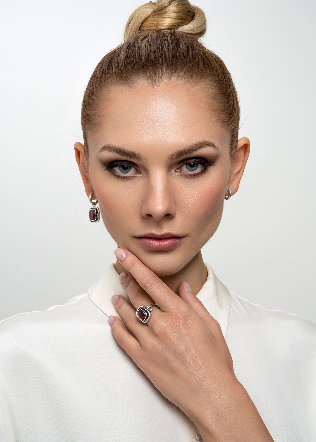 Кольцо из серебра с камнем турмалин | Ювелирные украшения Sarkissian - фото 9