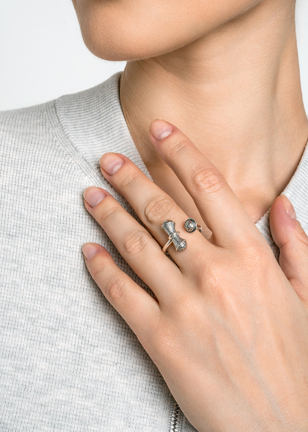 Кольцо из серебра - фото 2