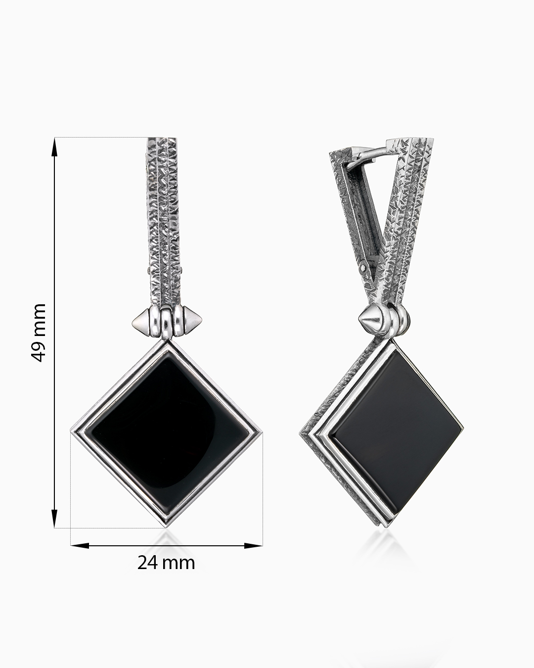 Серебряные серьги «Полуночный Лес» | Ювелирные украшения Sarkissian - фото 14