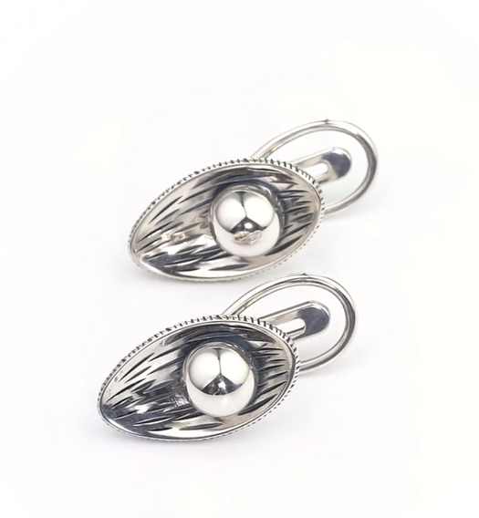 Серьги из серебра | Ювелирные украшения Sarkissian - фото 8 d