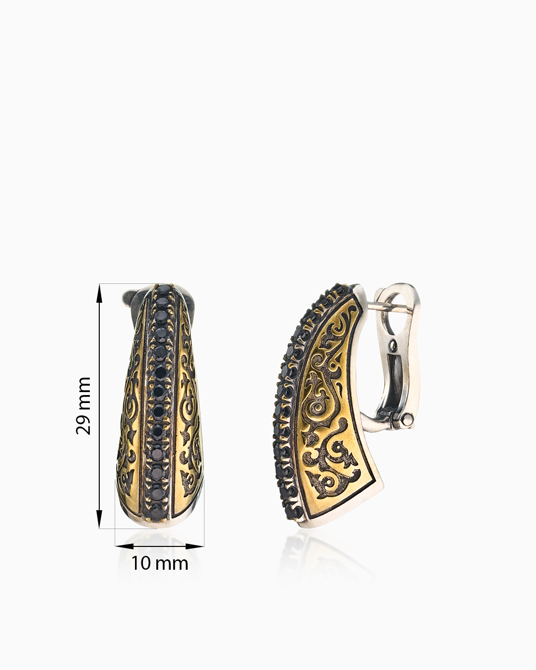 Серебряные серьги «Восточная Фантазия» | Ювелирные украшения Sarkissian - фото 12