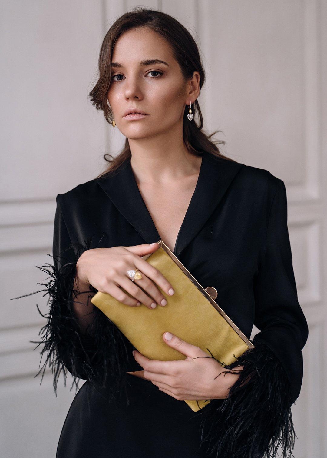 Серьги из золота с камнем бриллиант | Ювелирные украшения Sarkissian - фото 14