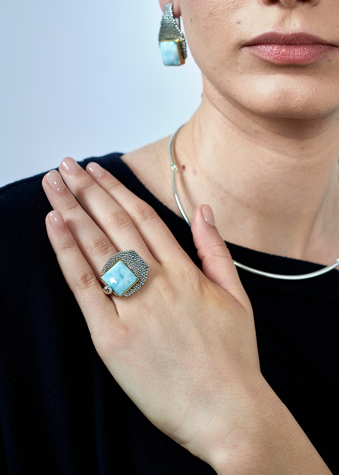 Серебряное кольцо «Небесный Пруд» | Ювелирные украшения Sarkissian - фото 10