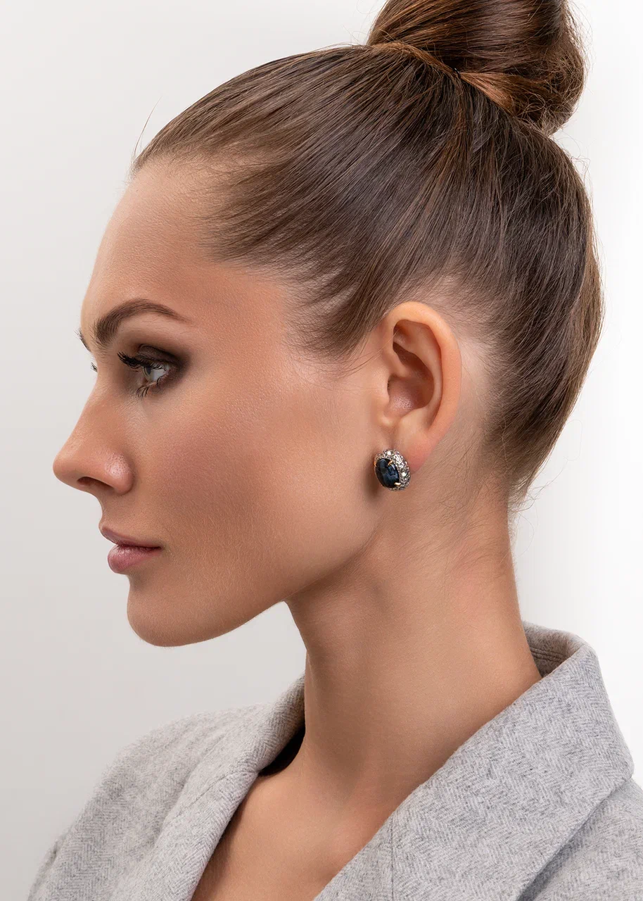 Серебряные серьги «Сателлит» | Ювелирные украшения Sarkissian - фото 9