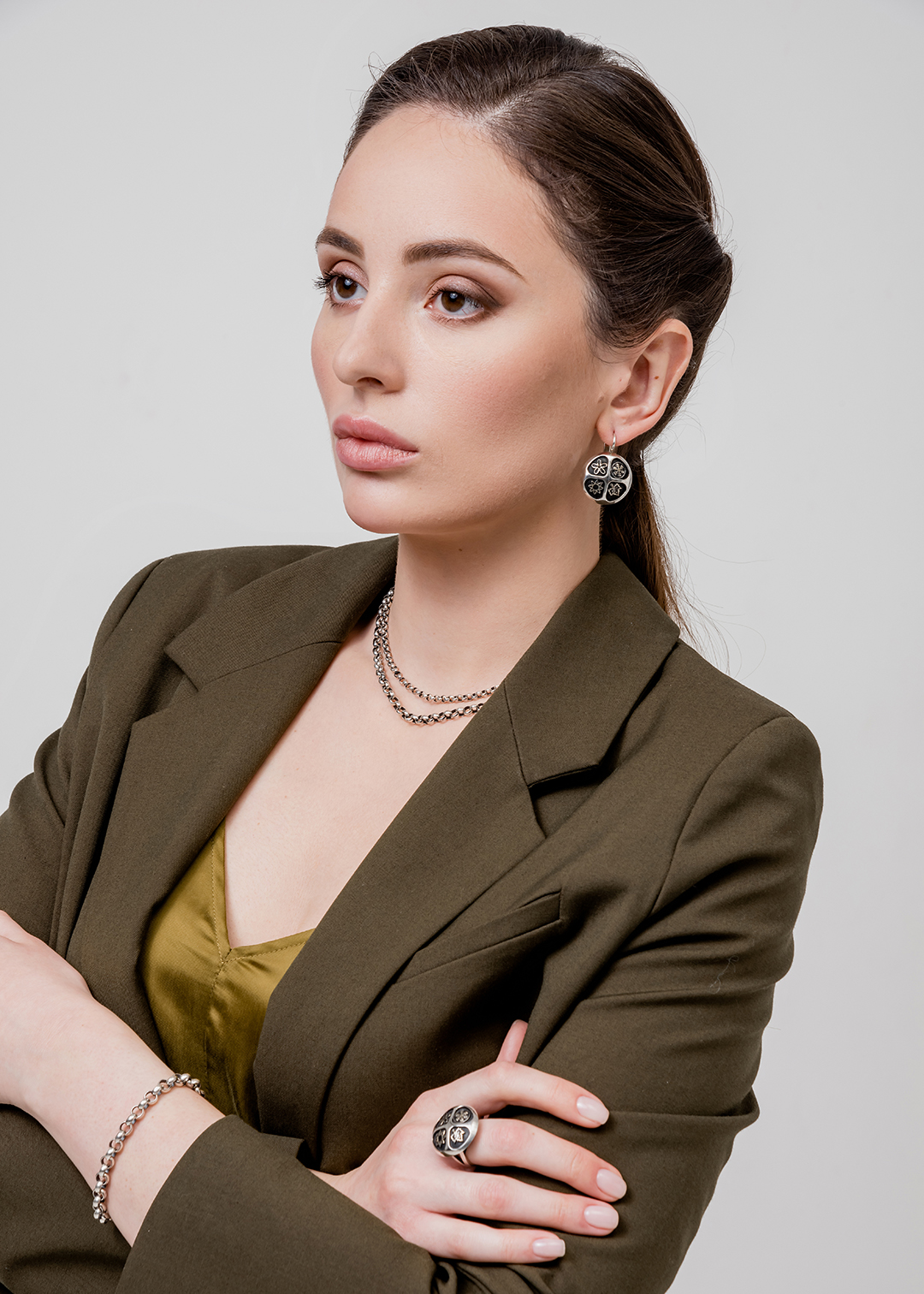 Серьги из серебра без вставок | Ювелирные украшения Sarkissian - фото 9